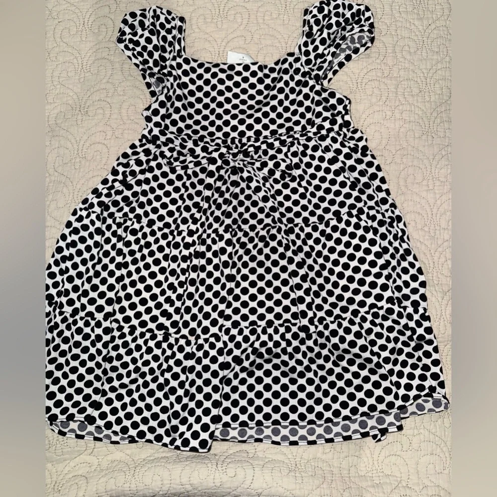 Rare too  Kids Polka Dot Formal Dress -‎ Black & White